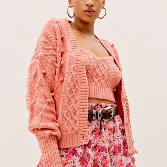 NWT For Love & Lemons Cardigan Small - Picture 2 of 6